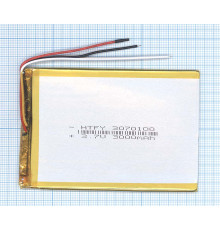 Аккумулятор Li-Pol (батарея) 3*70*100мм 3pin 3.7V/3000mAh