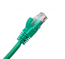 Шнур коммутационный BNH, кат. 5е, неэкр., U/UTP, RJ45/RJ45, d 6,2 5м, LSZH, AWG24 зелёный, (B500-UTP-5E-5.0-LSZH-GN)