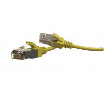 PC-LPT-SFTP-RJ45-RJ45-C6-1.5M-LSZH-YL Патч-корд S/FTP, экранированный, категория 6 (100% Fluke Component Tested), 28AWG, LSZH, 1.5 м, желтый Hyperline