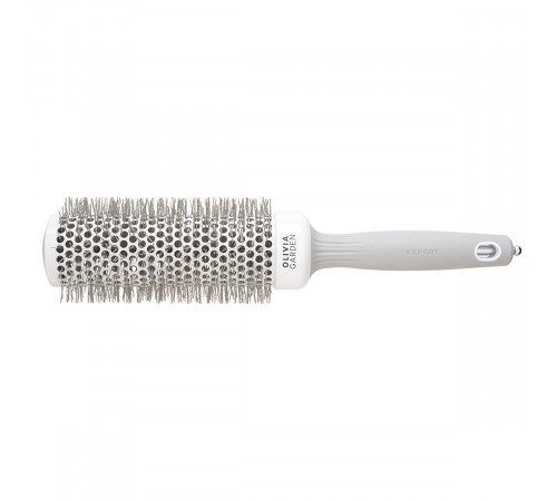 Olivia Garden Термобрашинг для укладки волос / Expert Blowout Speed XL Wavy Bristles White & Grey ID2026/OGBCI45, 45 мм, серый