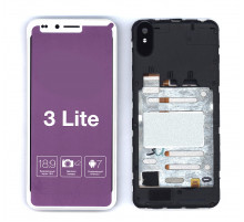 Дисплей для Inoi 3 Lite белый с рамкой