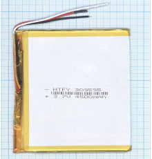 Аккумулятор Li-Pol (батарея) 3*95*95мм 3pin 3.7V/4500mAh