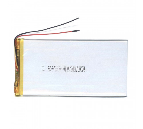 Аккумулятор Li-Pol (батарея) 3*75*135мм 3pin 3.7V/4000mAh