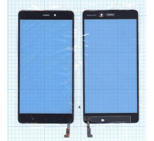 Сенсорное стекло (тачскрин) для Xiaomi Mi Note черное