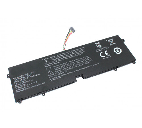 Аккумуляторная батарея для ноутбука LG Gram 13 (LBG722VH) 7.6V 4000mAh