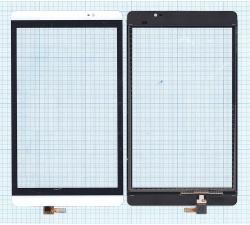 Сенсорное стекло (тачскрин) для Huawei MediaPad M2 8.0 белое