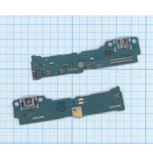 Разъем Micro USB для Samsung T810 T813 T815 T819 (плата с системным разъемом)