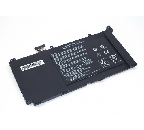 Аккумуляторная батарея для ноутбука Asus S551 11.1V 4400mAh OEM черная