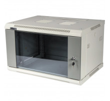 Шкаф настенный Pro 4U 600x450 стеклянная дверь, TWT-CBWPG-4U-6x4-GY, II
