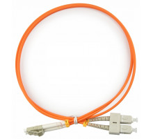 Патч-корд оптический TopLan, дуплексный, LC/PC-SC/PC, MM 50/125 (OM2), 0,5 м, LSZH