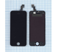 Дисплей (модуль) для iPhone 5C в сборе с тачскрином (Foxconn) черный