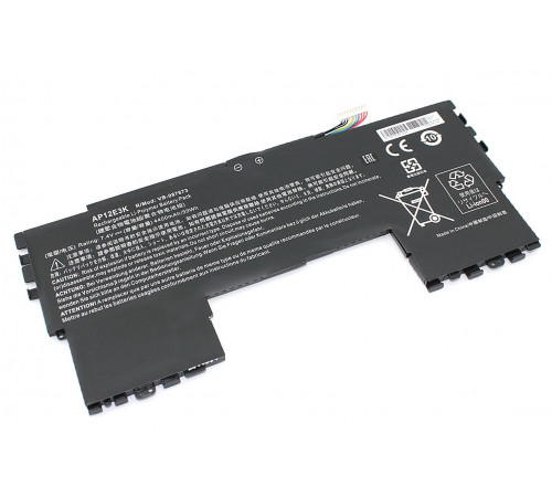 Аккумуляторная батарея для ноутбука Acer Aspire S7 Ultrabook (AP12E3K) 7.4V 4400mAh OEM