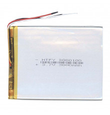 Аккумулятор Li-Pol (батарея) 3*80*100мм 3pin 3.7V/3000mAh