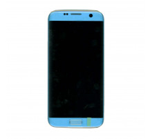 Дисплей для Samsung Galaxy S7 Edge SM-G935FD голубой с рамкой