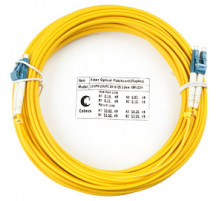 Cabeus FOP(d)-9-LC-LC-10m Шнур оптический duplex LC-LC 9/125 sm 10м LSZH