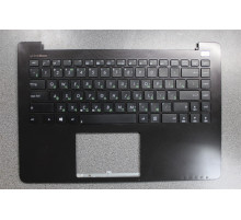 Клавиатура для ноутбука Asus X402, X402C, X402CA, F402, F402C, F402CA черная, верхняя панель в сборе