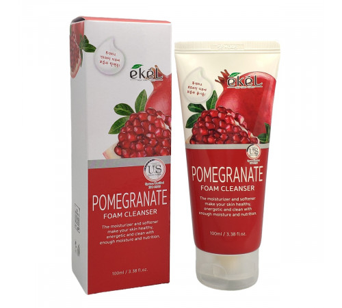 Ekel Пенка для умывания с экстрактом граната / Foam Cleanser Pomegranate, 100 мл