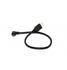 Кабель USB  Type A на Mini USB угол вправо 0,25 м