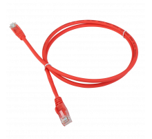 Патч-корд RJ45 - RJ45, 4 пары, UTP, категория 6, 5 м, оранжевый, LSZH, LANMASTER LAN6-45-45-5.0-LSZH