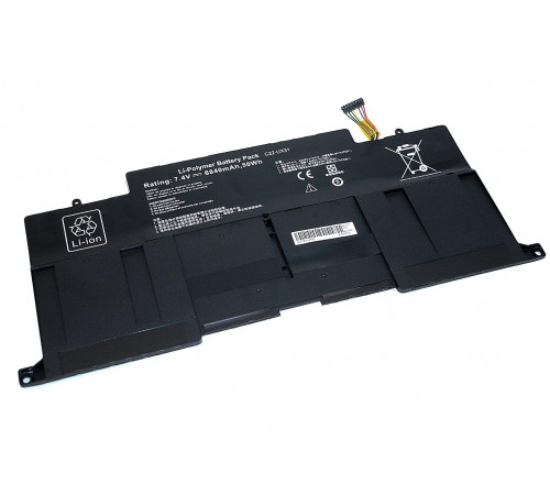 Аккумуляторная батарея для ноутбука Asus UX31-2S2P 7.4V 6840mAh OEM черная