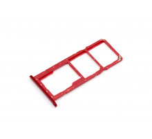 Лоток для SIM-карты Huawei Y7 Pro 2019 красный