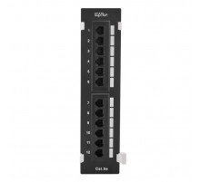 Патч-панель настенная 12хRJ-45, UTP, Cat.5e