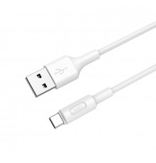 Кабель USB HOCO X25 Soarer для Type-C, 2А, длина 1м, белый