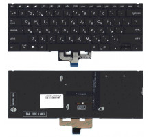 Клавиатура для ноутбука Asus Zenbook 14 UM433DA черная