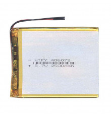 Аккумулятор Li-Pol (батарея) 4*60*75мм 2pin 3.7V/2500mAh