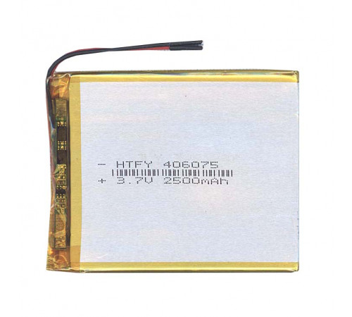 Аккумулятор Li-Pol (батарея) 4*60*75мм 2pin 3.7V/2500mAh