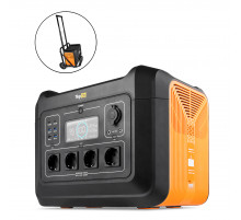 Комплект портативная электростанция TopON TOP-X2400 LFP 2400 Вт + складная тележка для перевозки TOP-TRX24