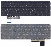 Клавиатура для ноутбука HP Envy M6-K088, M6-K125DX, M6-K054CA черная с подсветкой