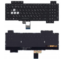 Клавиатура для ноутбука Asus ROG GL504 черная c белой подсветкой