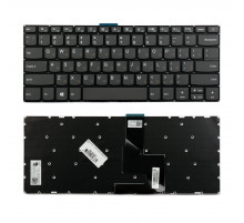 Клавиатура для ноутбука Lenovo IdeaPad 520S-14IKB Series. Плоский enter. Черная, без рамки. PN: SN20M61837