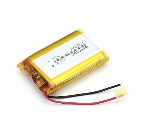 Аккумулятор Li-Pol (батарея) 10*34*50мм 2pin 3.7V/1800mAh