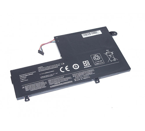 Аккумуляторная батарея для ноутбука Lenovo Flex 3 14 (L14M3P21-3S1P) 11.1V 45Wh OEM черная