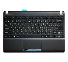 Клавиатура для ноутбука Asus Eee PC 1025, 1025C, 1025CE, 1060 черная, верхняя панель в сборе (черная)
