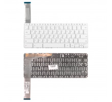 Клавиатура для ноутбука HP 14-ak  Series. Плоский Enter. Белая, без рамки. PN: 9Z.NBTSQ.00R.