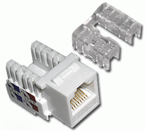 Вставка Keystone RJ-45, категория 5e, MDX-KEY45-U5e