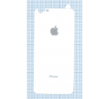 Защитное заднее стекло для iPhone 6/6S Plus белое
