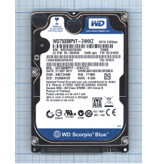 Жесткий диск WD Scorpio Blue 2.5,750GB,Sata 3