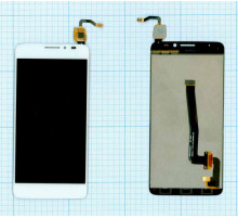 Дисплей для Alcatel One Touch Idol X+ 6043D белый