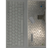 Клавиатура для ноутбука Asus Eee PC 1000, 1000H белая