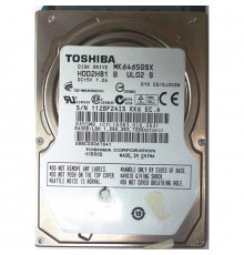 Жесткий диск HDD, 2.5", 640 Гб, SATA III, Toshiba, 8 Мб, 5400 rpm