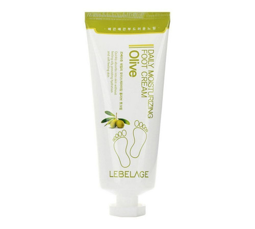 Lebelage Крем для ног увлажняющий с экстрактом оливы / Daily Moisturizing Oilve Foot Cream, 100 мл