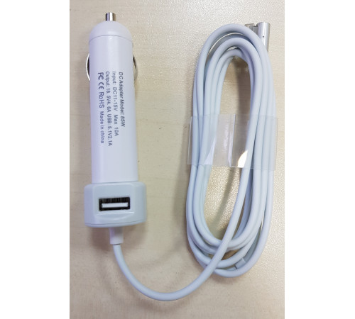 Автомобильная зарядка для Apple MagSafe, 85W для A1260, A1261, A1286, A1297 (18.5V, 4.6A)