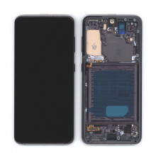 Дисплей для Samsung Galaxy S21 5G SM-G991B в сборе с тачскрином и рамкой TFT черный