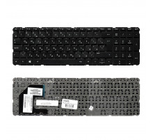 Клавиатура для ноутбука HP Pavilion Envy 15-B, 15T-B, 15-B000 Series. Г-образный Enter. Черная, без рамки. PN: AEU36700010.