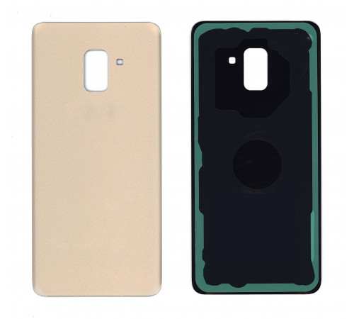 Задняя крышка для Samsung A730F Galaxy A8 Plus (2018) золотая