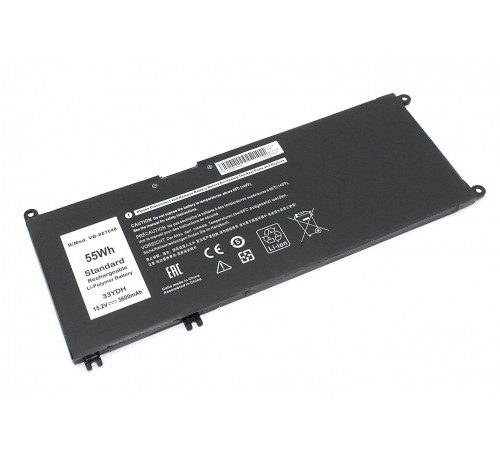 Аккумуляторная батарея для ноутбука Dell Inspiron 13 7353 (33YDH) 15.2V 3600mAh OEM